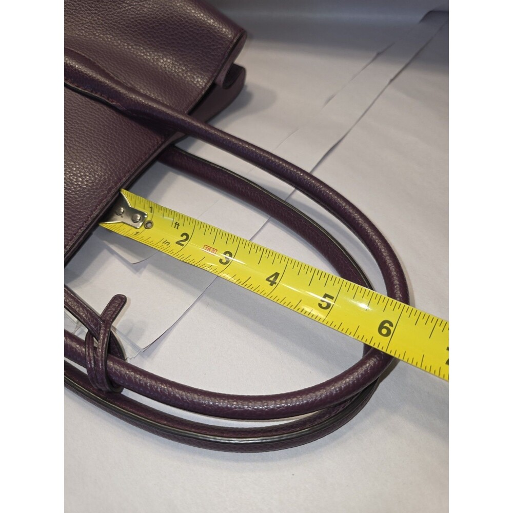 Kate Spade New York Satchel Grape Refined Grain Leather Tote - Picture 14 of 15